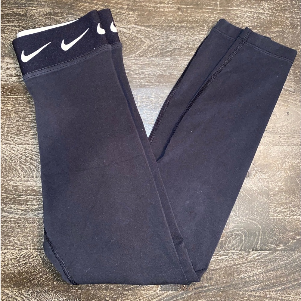 Nike XS Black Leggings- Elastic waist band